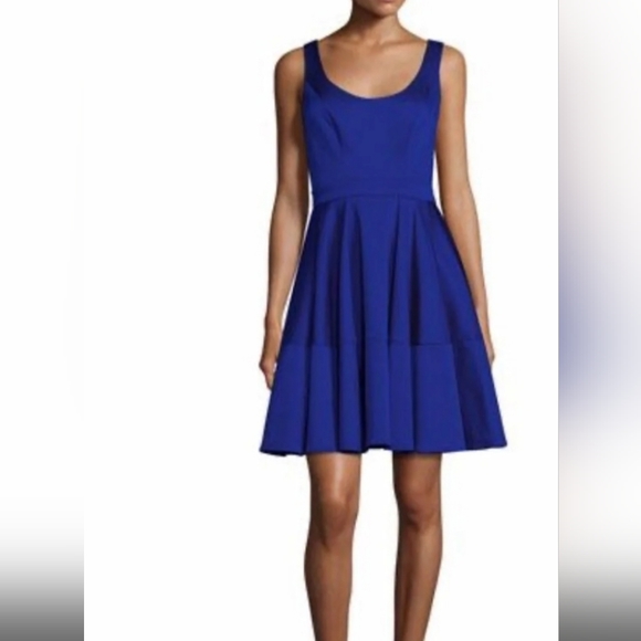 Zac Posen blue cocktail dress with pockets size 8 high quality - Picture 2 of 8